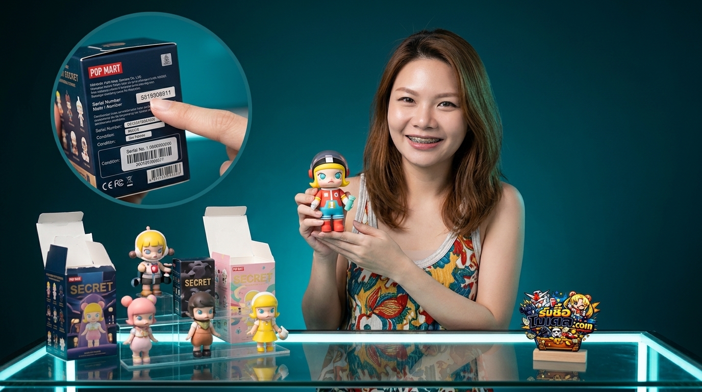 รับซื้อ Pop Mart เช็กซีรีส์ ซีเคร็ต และสภาพกล่องอย่างไร ให้พร้อมส่งประเมิน