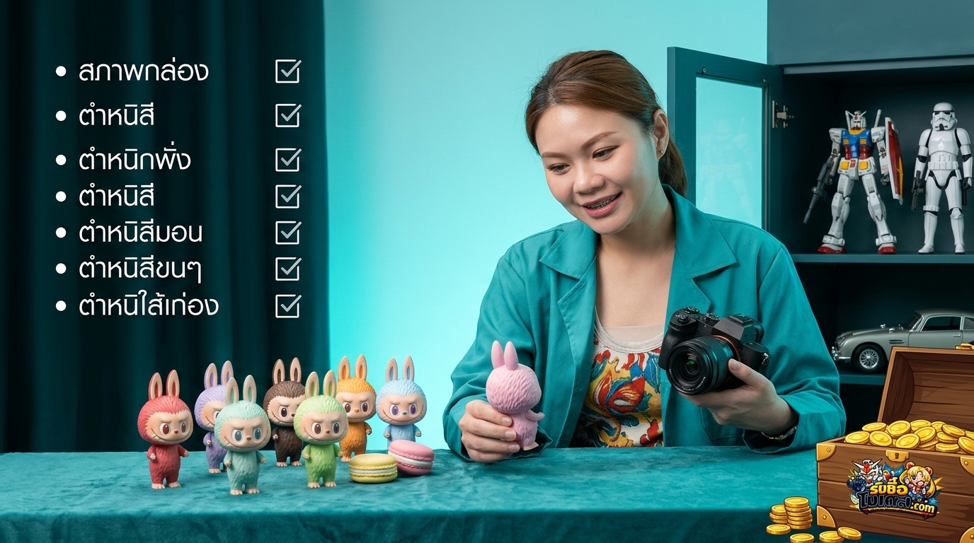 รับซื้อลาบูบู้มาการอง ก่อนขายควรถ่ายรูปจุดไหนบ้าง พร้อมเช็กลิสต์ประเมินของสะสม