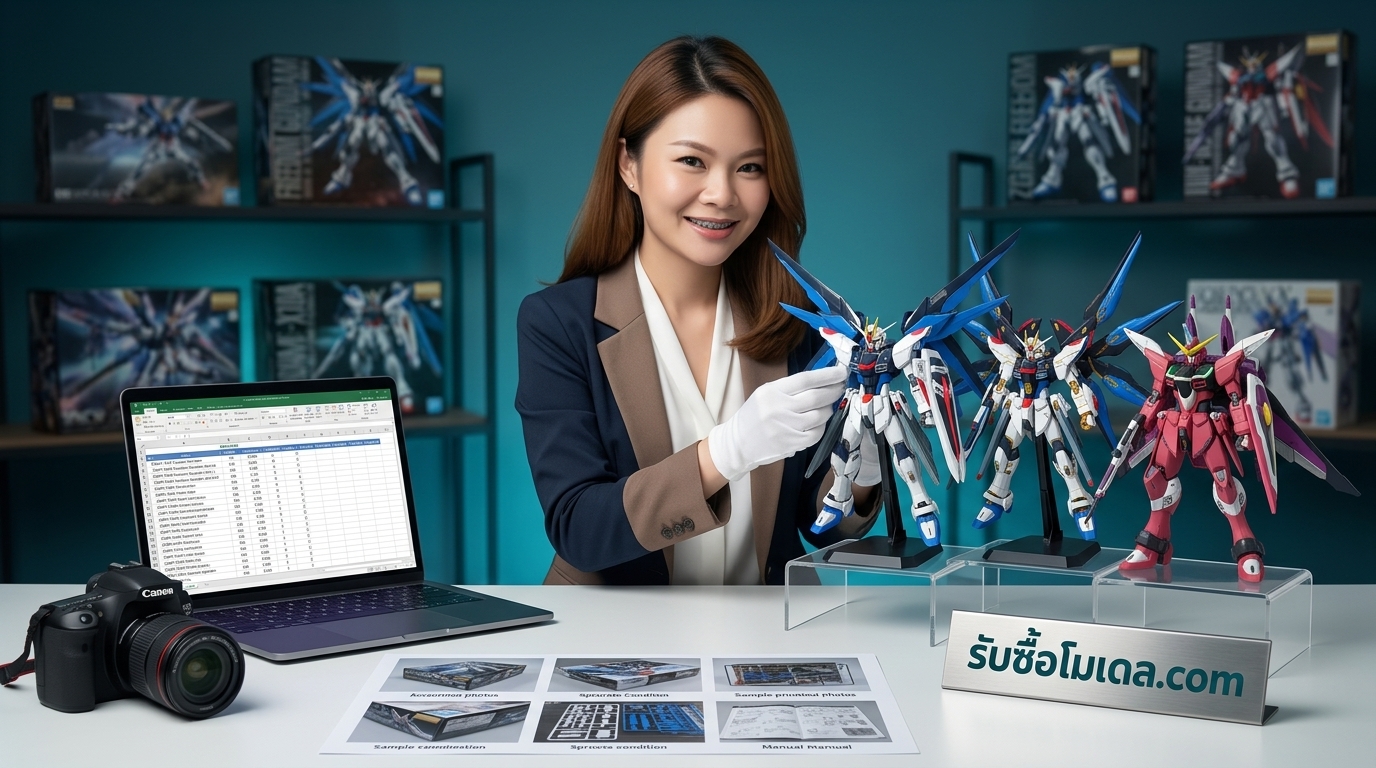 รับซื้อกันดั้มซี้ด รุ่นไหนควรเตรียมข้อมูลอะไรให้ครบ เพื่อการประเมินราคาที่แม่นยำ