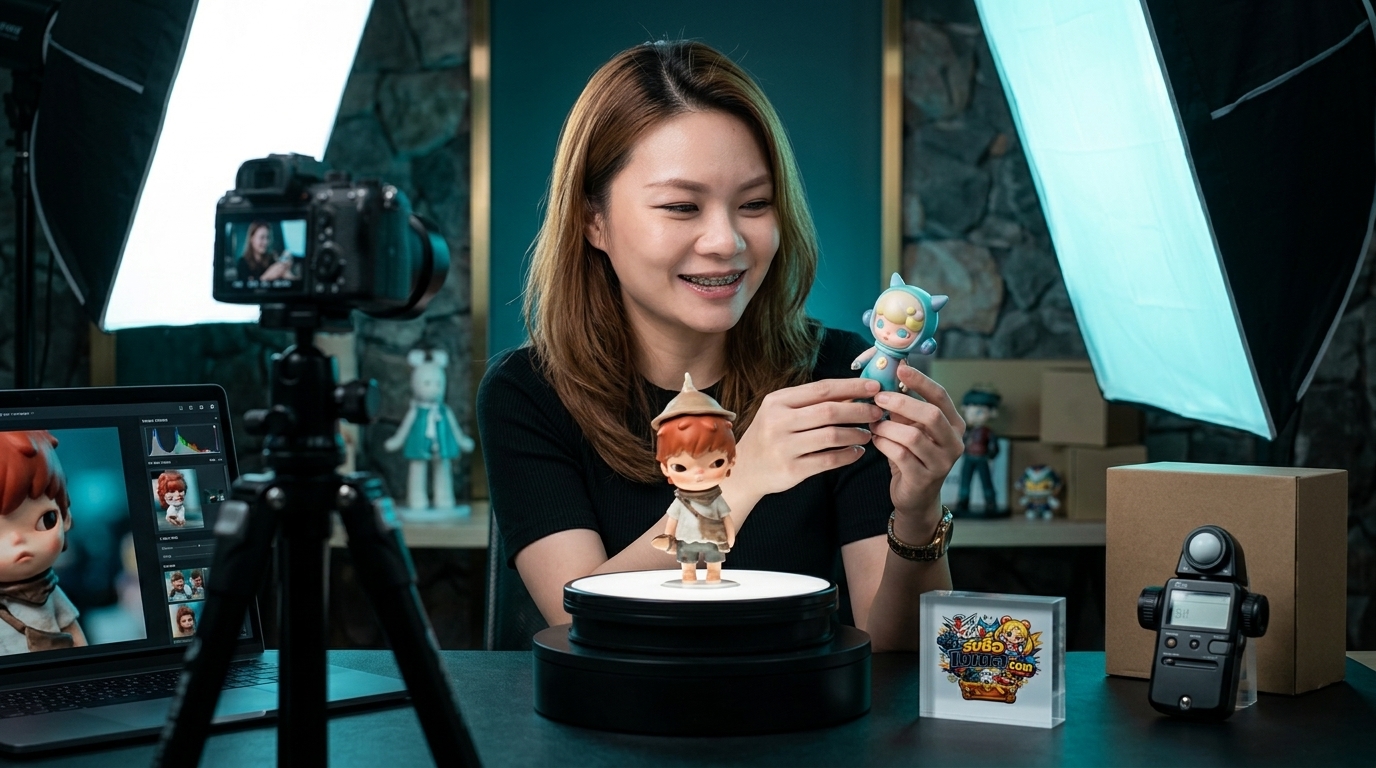 รับซื้อ Art Toys ซีเคร็ตฮิโรโนะและ 52Toys ควรถ่ายรูปมุมไหนเพื่อยืนยันสภาพและของแท้