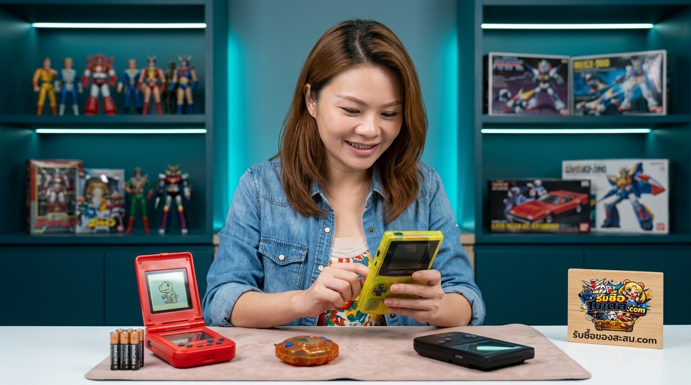 รับซื้อของสะสมยุค 90 ดิจิไวซ์และเกมบอย เทสต์ปุ่ม จอภาพ และรางถ่านอย่างไรให้ชัดเจน